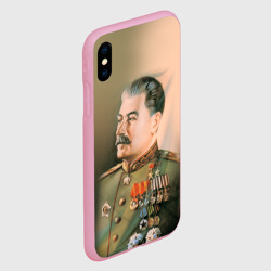 Чехол для iPhone XS Max матовый Сталин 1 - фото 2