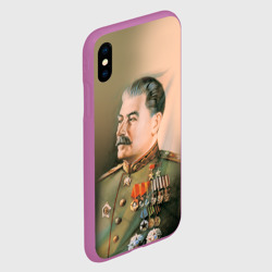 Чехол для iPhone XS Max матовый Сталин 1 - фото 2