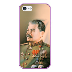 Чехол для iPhone 5/5S матовый Сталин 1