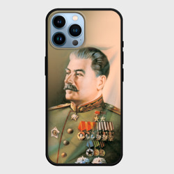 Чехол для iPhone 14 Pro Max Сталин в мундире