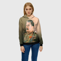Женская толстовка 3D Сталин 1 - фото 2