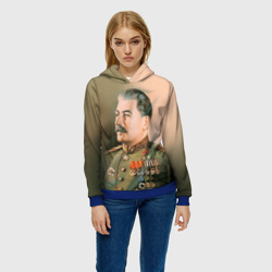Женская толстовка 3D Сталин 1 - фото 2