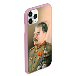 Чехол для iPhone 11 Pro Max матовый Сталин 1 - фото 2