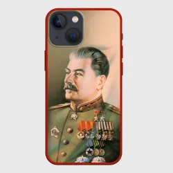 Чехол для iPhone 13 mini Сталин в мундире