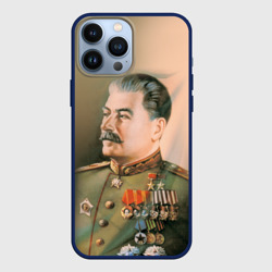 Чехол для iPhone 13 Pro Max Сталин в мундире