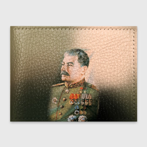 Обложка для студенческого билета Сталин 1, цвет оранжевый