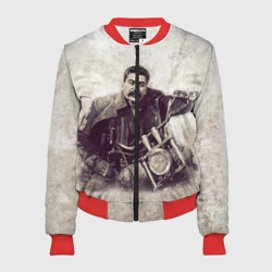 Женский бомбер 3D Сталин 2