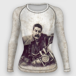 Женский рашгард 3D Сталин 2