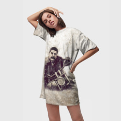 Платье-футболка 3D Сталин 2 - фото 2