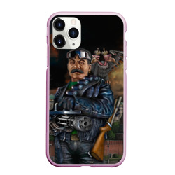 Чехол для iPhone 11 Pro Max матовый Сталин 3