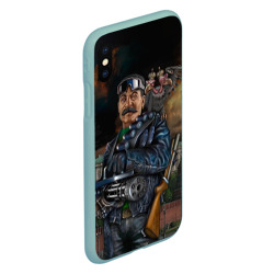 Чехол для iPhone XS Max матовый Сталин 3 - фото 2