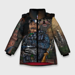 Зимняя куртка для девочек 3D Сталин 3