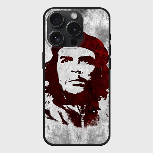 Чехол силиконовый для Apple iPhone 15 Pro Мax матовый Че Гевара - big picture