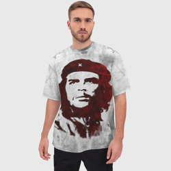 Мужская футболка oversize 3D Че Гевара 1 - фото 2
