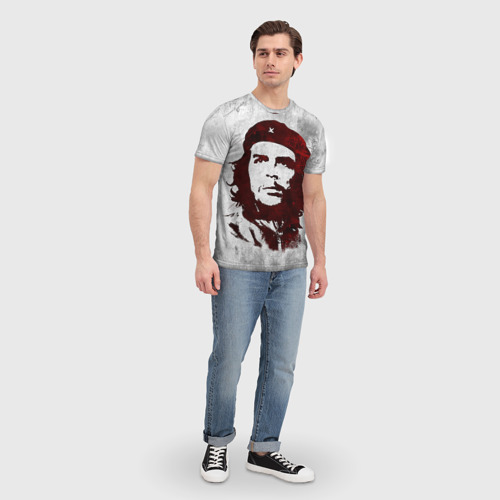 Мужская футболка 3D Че Гевара 1, цвет 3D печать - фото 5