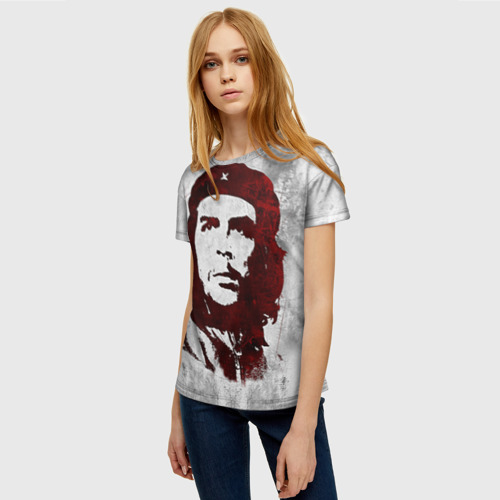 Женская футболка 3D Че Гевара 1 - фото 3