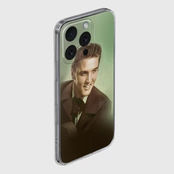 Чехол для iPhone 16 Pro Max силиконовый с защитой камеры Элвис 2 - фото 2