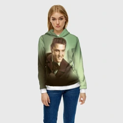 Женская толстовка 3D Элвис 2 - фото 2