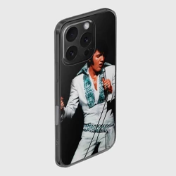 Чехол для iPhone 16 Pro силиконовый с защитой камеры Элвис 3 - фото 2