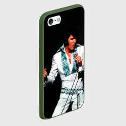 Чехол для iPhone 5/5S матовый Элвис 3 - фото 2