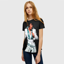 Женская футболка 3D Элвис 3 - фото 2