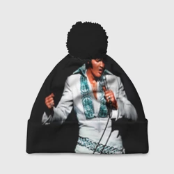 Шапка 3D c помпоном Элвис 3