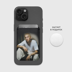 Картхолдер Magsafe магнитный Эминем сидит и смотрит, зачем он это делает - фото 2