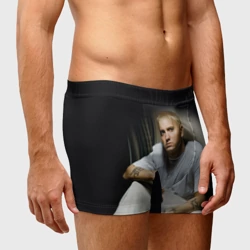 Мужские трусы 3D Эминем сидит и смотрит, зачем он это делает - фото 2