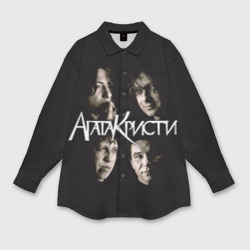 Мужская рубашка oversize 3D Агата Кристи 2