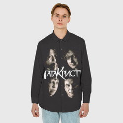 Мужская рубашка oversize 3D Агата Кристи 2 - фото 2