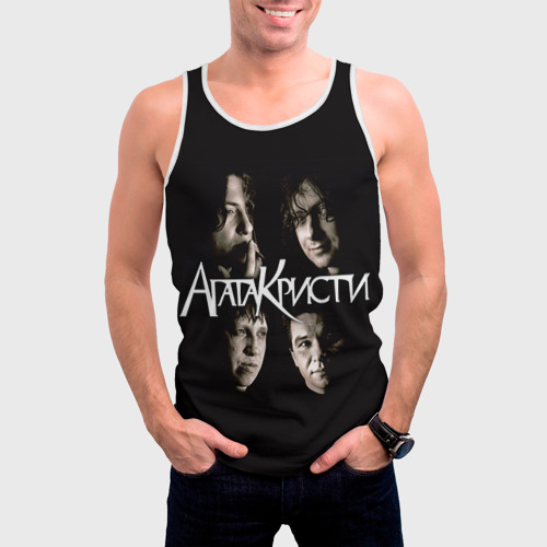 Мужская майка 3D Агата Кристи 2, цвет 3D печать - фото 3