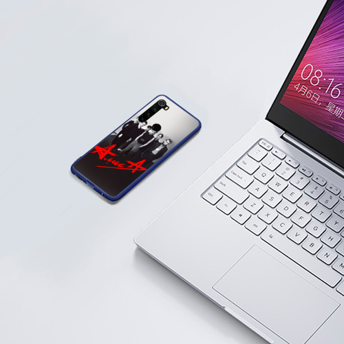 Чехол для Xiaomi Redmi Note 8 Алиса 1, цвет темно-синий - фото 5