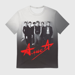 Мужская футболка 3D Алиса 1