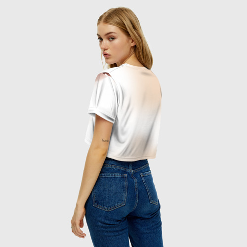 Женская футболка Crop-top 3D Горшок - фото 5