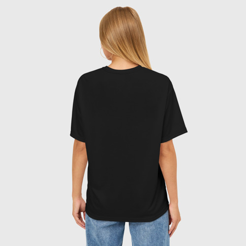 Женская футболка oversize 3D Горшок 1, цвет 3D печать - фото 4