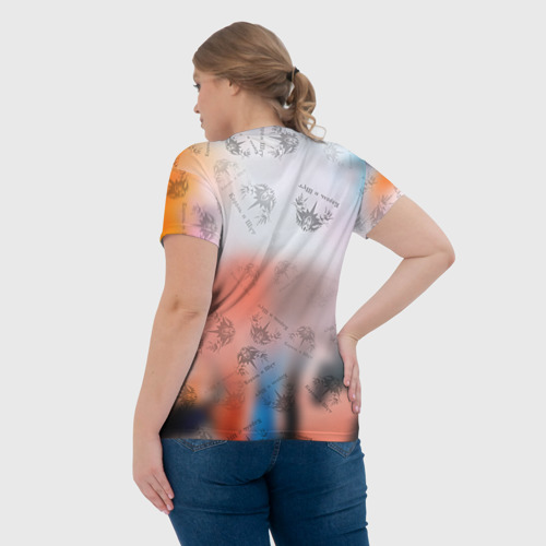 Женская футболка 3D с принтом Король и Шут, вид сзади #2