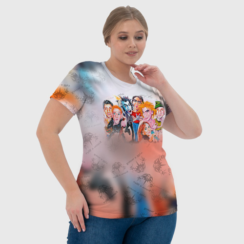 Женская футболка 3D с принтом Король и Шут, фото #4
