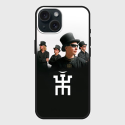 Чехол силиконовый для Apple iPhone 15 матовый Пикник 1