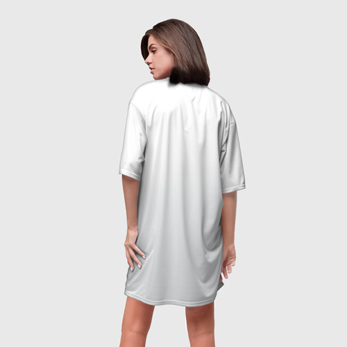 Платье-футболка 3D Пикник 2, цвет 3D печать - фото 4