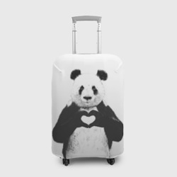 Чехол для чемодана 3D Панда Love