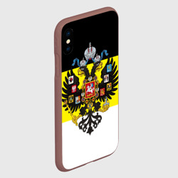 Чехол для iPhone XS Max матовый Имперский Флаг - фото 2