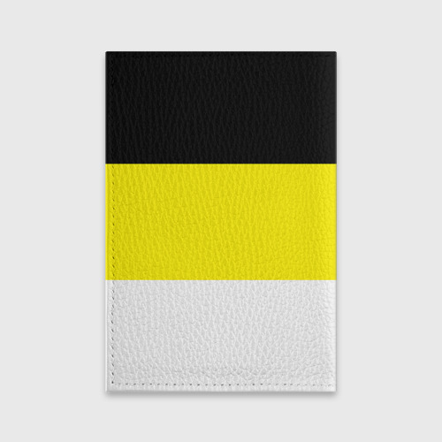 Обложка для паспорта матовая кожа Имперский Флаг, цвет черный - фото 2