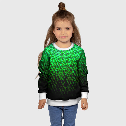 Детский свитшот 3D Стеклянная мозайка, цвет 3D печать - фото 7