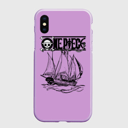 Чехол для iPhone XS Max матовый One piece корабль