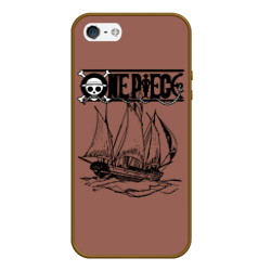 Чехол для iPhone 5/5S матовый One piece корабль