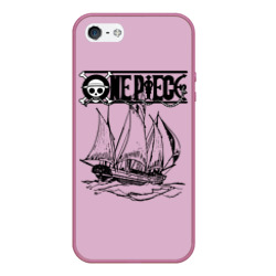 Чехол для iPhone 5/5S матовый One piece корабль