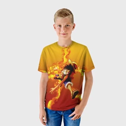 Детская футболка 3D Луффи из One Piece - фото 2