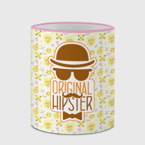 Кружка с полной запечаткой Original Hipster, цвет Кант розовый - фото 4