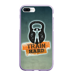 Чехол для iPhone 7Plus/8 Plus матовый Train hard 2