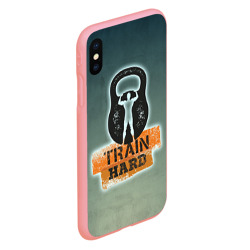 Чехол для iPhone XS Max матовый Train hard 2 - фото 2